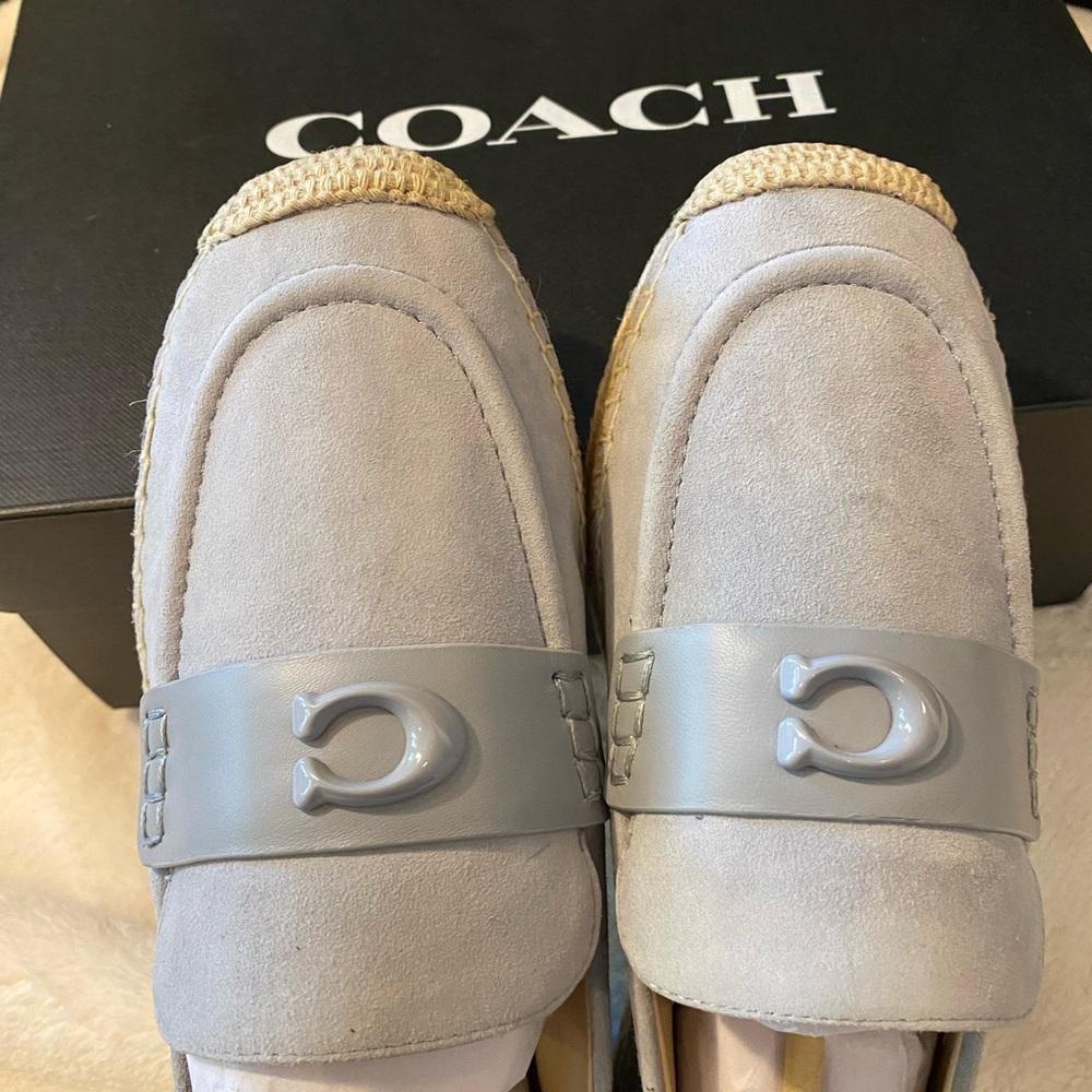 COACH Women's Pearl Slip On Cap Toe Flats - Picture 5 of 8